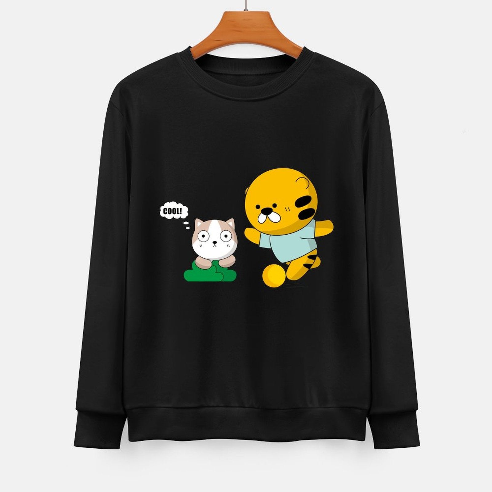 Front Patterned Long Sleeve TopFresh ClassicFit